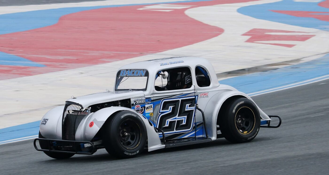 Number 22 Legend race car wrap